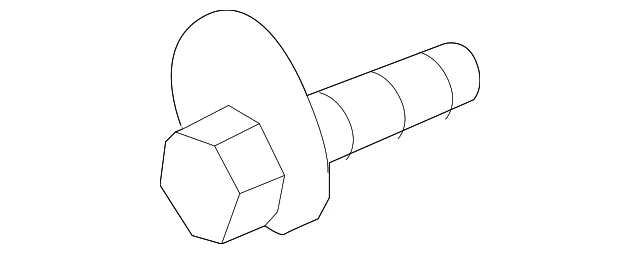 Lower Control Arm Adjust Bolt - Mazda (TK48-28-66ZA)