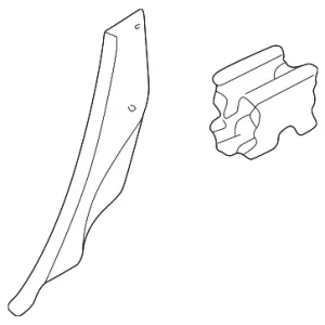 Lower Quarter Trim - Mazda (BJ3D-68-760A-65)