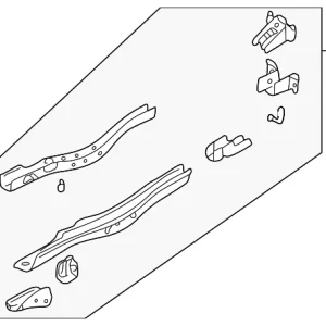 Side Member Assembly - Mazda (BN5V-54-810)
