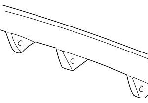 Molding - Mazda (ZZR0-50-853)