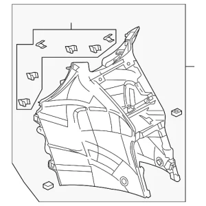 Front Console - Mazda (CD84-64-320D-34)