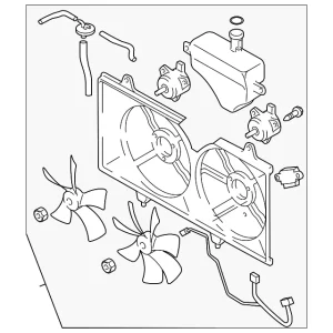 Fan Assembly - Mazda (L3K9-15-025E)