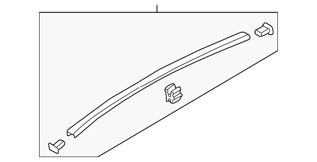 Roof Molding - Mazda (B25D-50-9H0B)