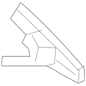 Side Support - Mazda (D10E-51-9B0A)
