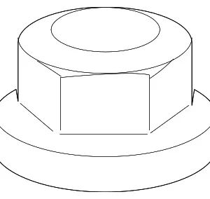 Splash Shield Nut - Mazda (UH71-68-615)