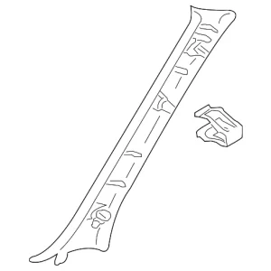 Windshield Pillar Trim - Mazda (ZZCB-68-160-32)