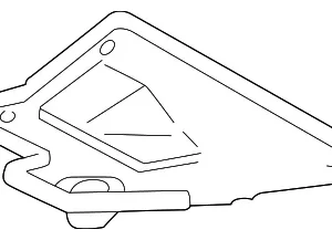Air Cleaner Assembly Bracket - Mazda (ZZP0-13-310)