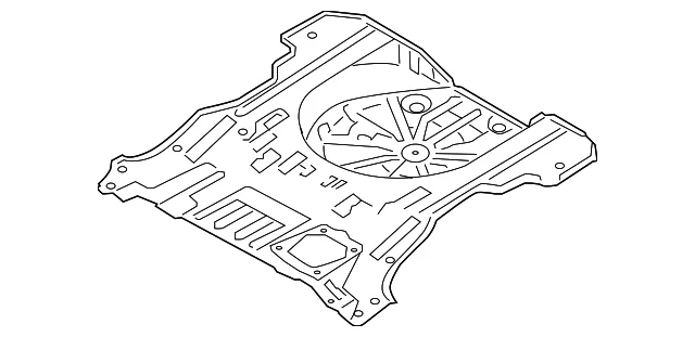 Rear Floor Pan - Mazda (ZZDA-53-700)