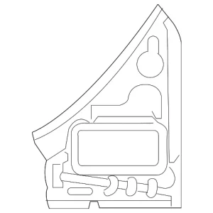 Lower Extension - Mazda (TK48-70-4A1)