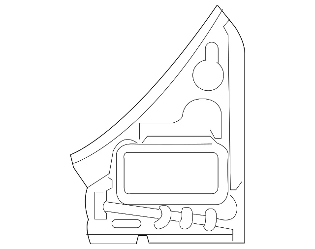 Lower Extension - Mazda (TK48-71-4A1)