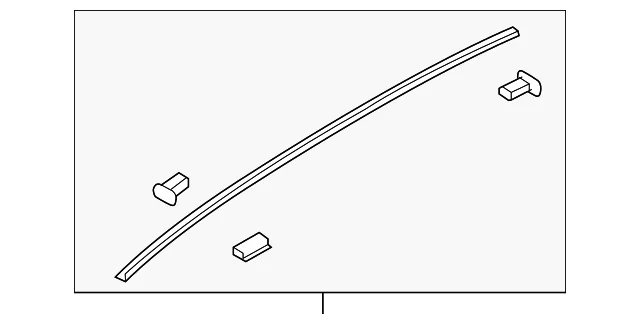 Roof Molding - Mazda (GS3L-50-9H0A)