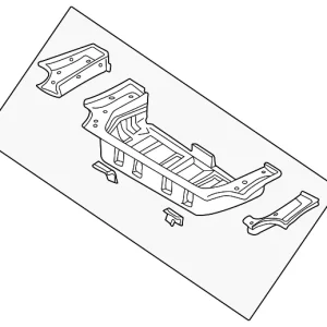 Rear Floor Pan - Mazda (LCY2-53-750)