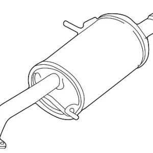 Muffler - Mazda (FP41-40-100E)