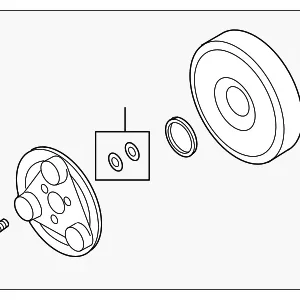 Clutch Plate & Hub Assembly - Mazda (EG21-61-L20)