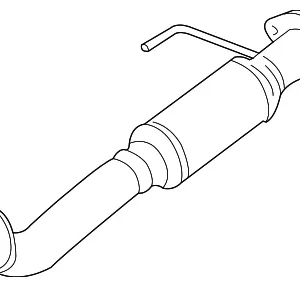 Exhaust Pipe - Mazda (ZZC2-40-050)