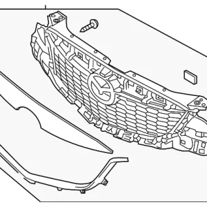 Grille Assembly - Mazda (KD45-50-710G)