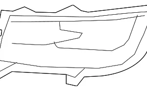 Outer Grille - Mazda (GS3M-50-C10J)