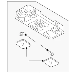 Overhead Console - Mazda (GJ6A-69-970A-30)