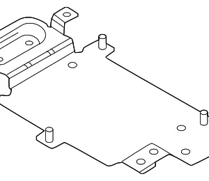 Lower Bracket - Mazda (KR9P-66-9B0)