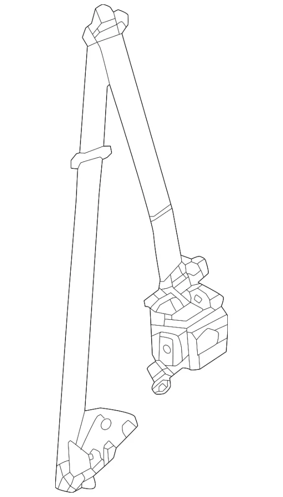 Seat Belt Assembly - Mazda (DNYE-57-L30B)