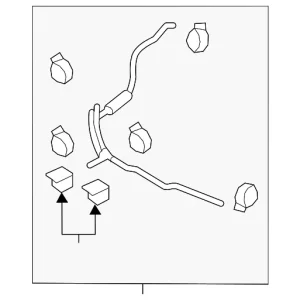 Reservoir Hose - Mazda (CA38-15-38X)