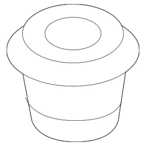 Engine Valve Cover Washer Seal - Mazda (L3K9-10-2D5A)