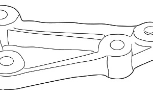 Rear Bracket - Mazda (EC13-39-080)