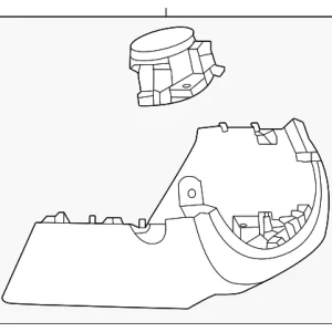 Steering Column Cover - Mazda (VA40-60-230A)