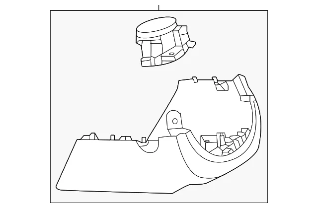 Steering Column Cover - Mazda (VA40-60-230A)