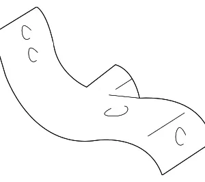 Lower Pad Bracket - Mazda (TK48-55-469A)