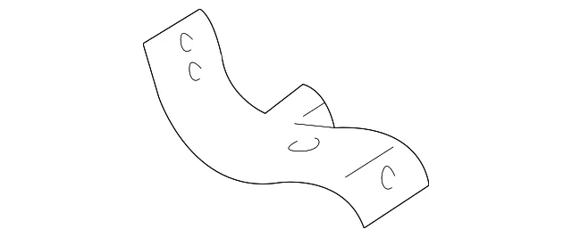 Lower Pad Bracket - Mazda (TK48-55-469A)