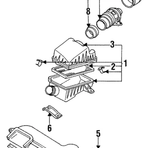 Air Mass Sensor Grommet - Mazda (J501-13-214)