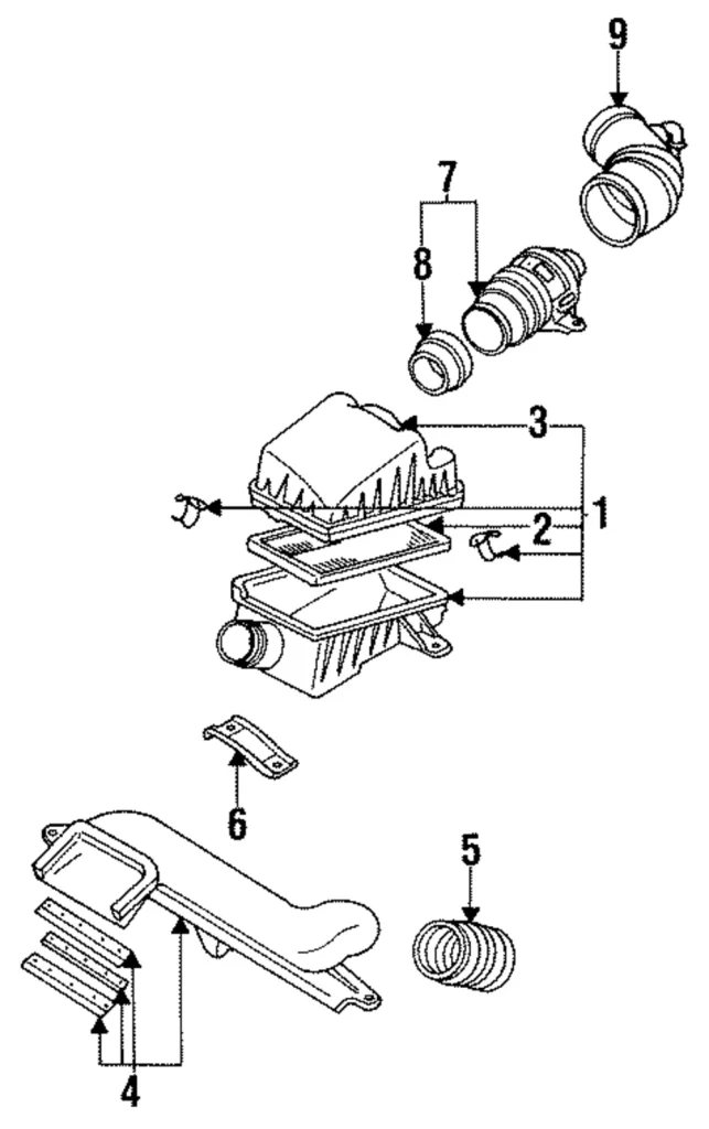 Air Mass Sensor Grommet - Mazda (J501-13-214)
