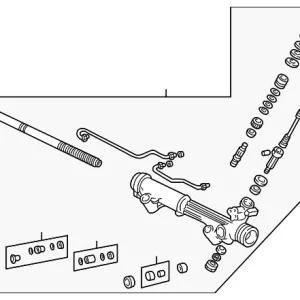 Steering Gear - Mazda (ZZP6-32-110A)