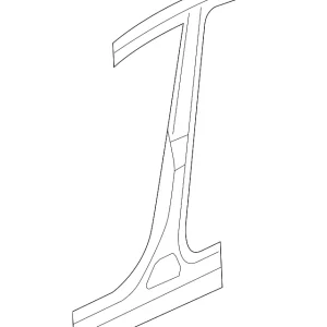 Center Pillar - Mazda (BBY6-70-351)