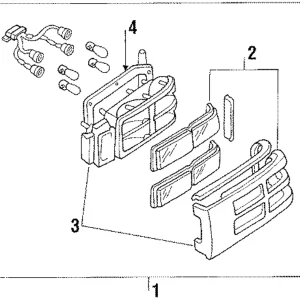 Lens & Housing Gasket - Mazda (FB01-51-156)