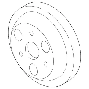 Engine Water Pump Pulley - Mazda (PE02-15-131)