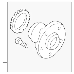 Hub Assembly - Mazda (GK2G-26-15XA)