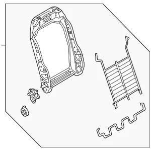 Seat Back Frame - Mazda (BDTS-88-630)