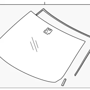 Windshield - Mazda (GJE8-63-900B)