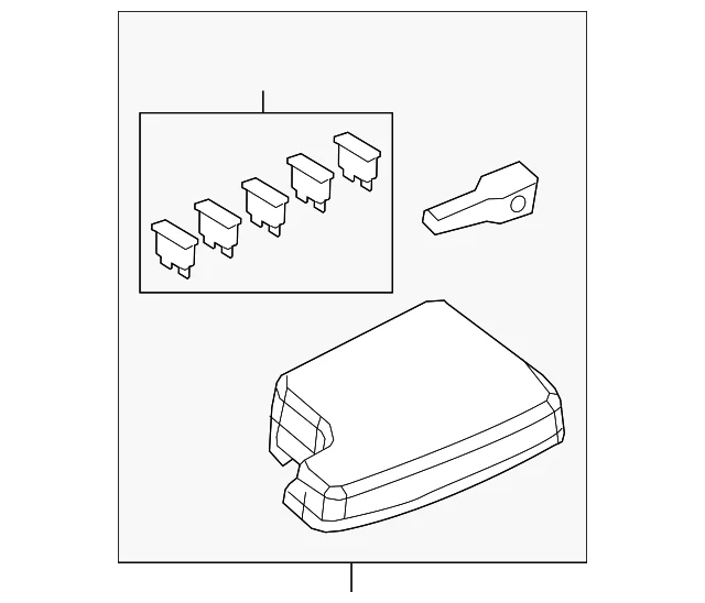 Fuse Box Cover - Mazda (TK48-66-76YD)