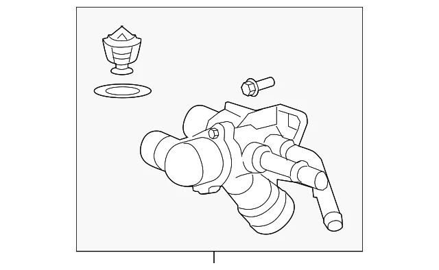 Thermostat Unit - Mazda (CY01-15-170A)