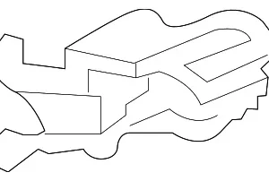Convertible Top Latch - Mazda (N248-R1-3A0B)