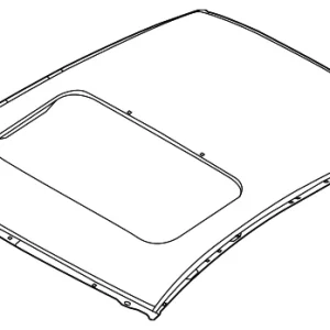 Roof Panel - Mazda (BDYK-70-600)