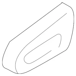 Knob - Mazda (GA2A-88-1H5-80)