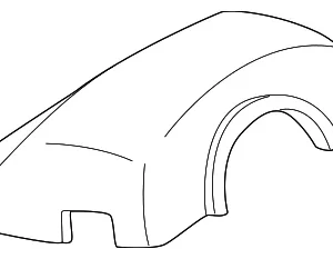 Upper Column Cover - Mazda (GG2A-60-221-90)