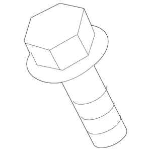 Headlamp Assembly Screw - Mazda (9KK8-00-625B)