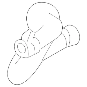Upper Hose - Mazda (YF09-15-186B)