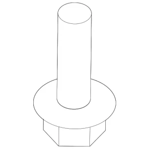 Mount Bracket Bolt - Mazda (9KHB-71-225)