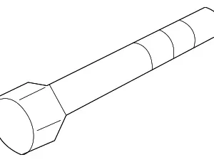 Power Steering Pump Bolt - Mazda (GA2A-32-173)